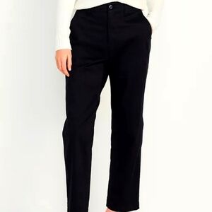 Liz Claiborne New York Women's Black Cotton Sateen Cropped Pocket Pants Size 4